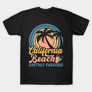 California Beach Earthly Paradise T Shirt For Women Men T-Shirt